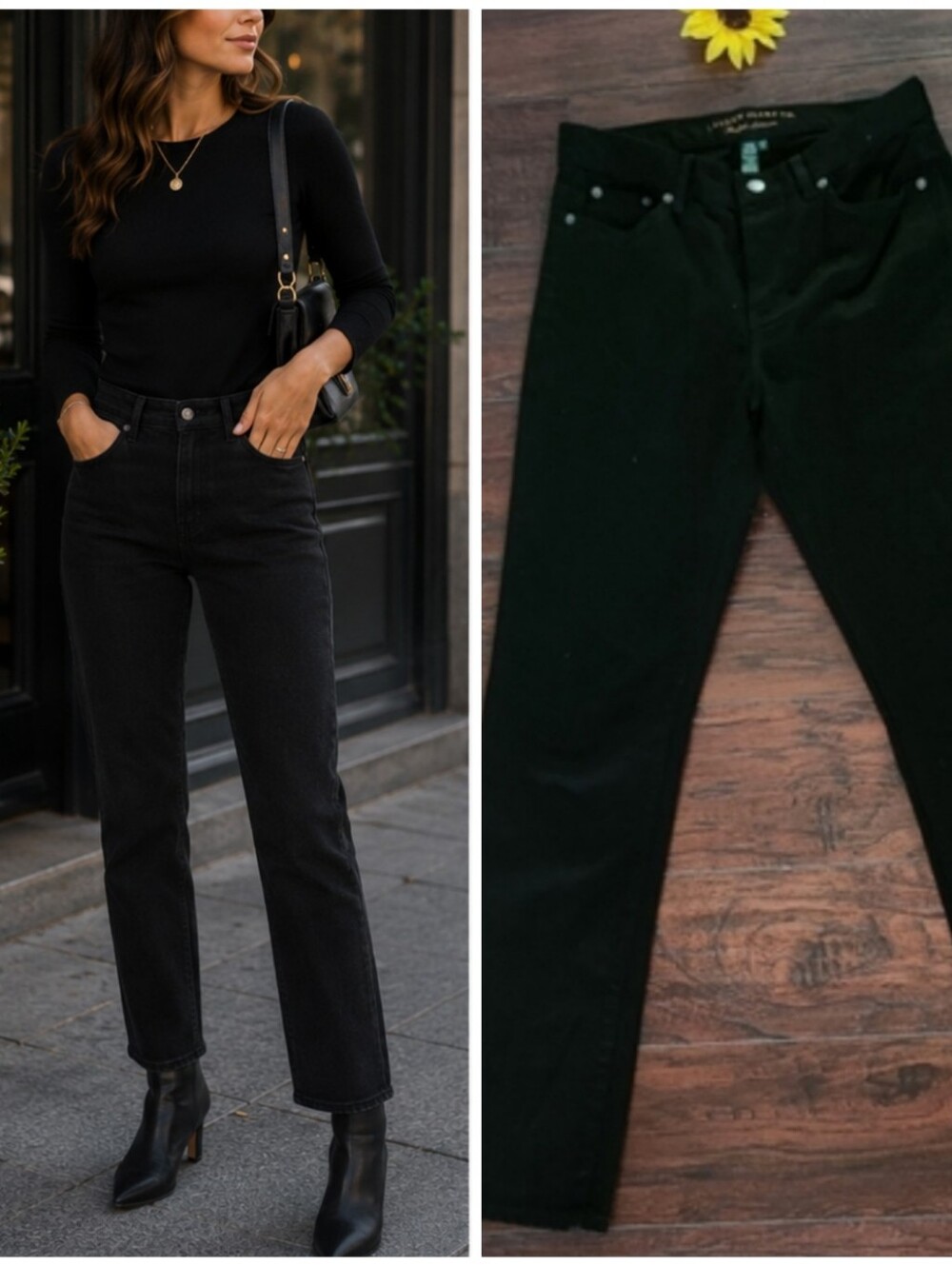 RALPH LAUREN BLACK JEANS